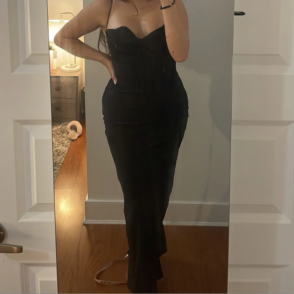 House of CB Black Corset Dress - Picture 2 of 3